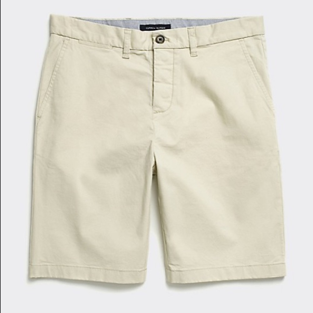 Tommy Hilfiger Men’s White/Khaki Classic Shorts